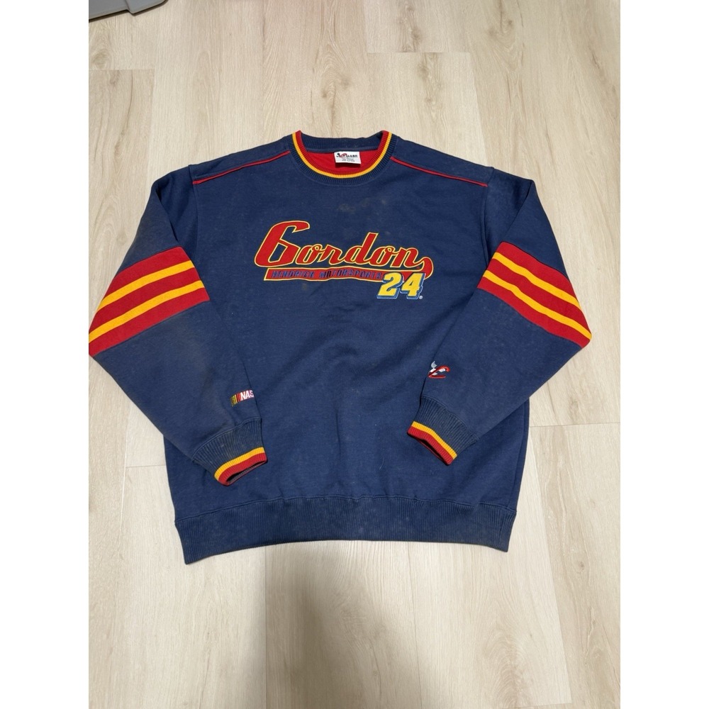 Vintage Chase Authentics Jeff Gordon 90s Nascar Pullover Sweatshirt Men's Large